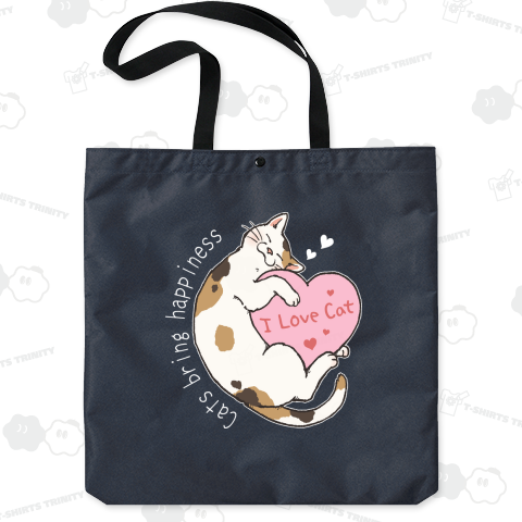 Heart Cat ( 白文字 )