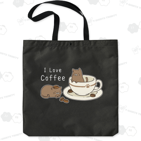 I Love Coffee ( 白文字 )