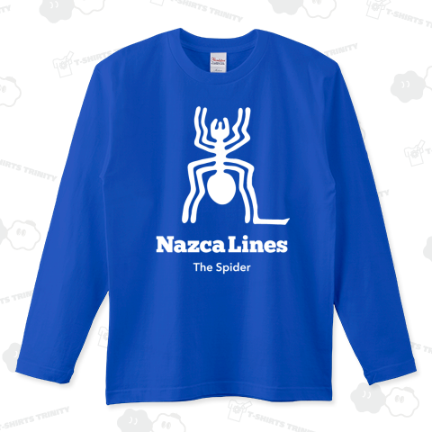 ナスカの地上絵 スパイダー 白ヌキ