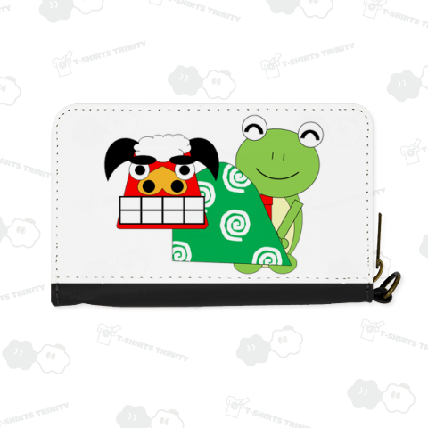 獅子舞とかえるさん