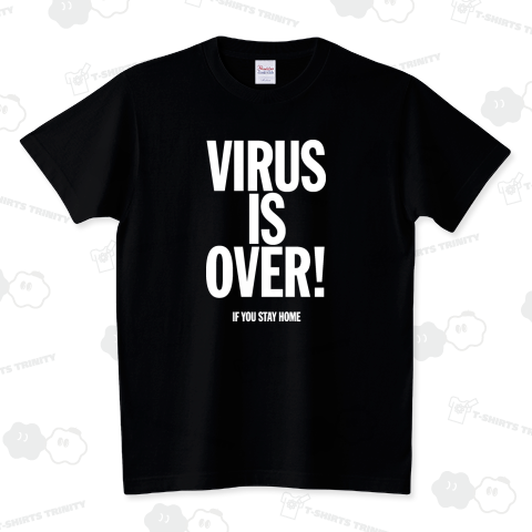 VIRUS IS OVER! 01 B スタンダードTシャツ(5.6オンス)