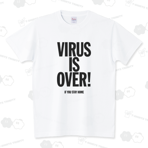 VIRUS IS OVER! 01 W スタンダードTシャツ(5.6オンス)