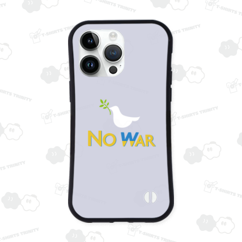 NO WAR (ウクライナ国旗カラー)33 ハト