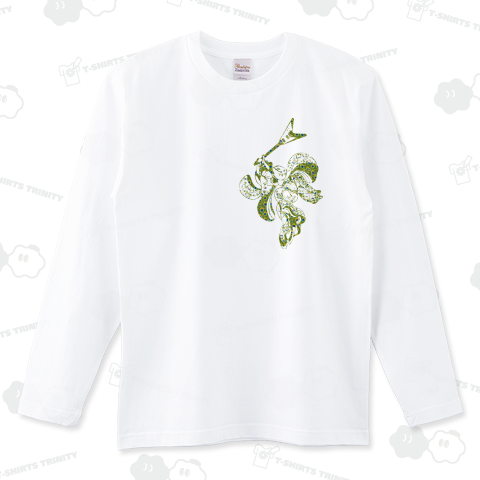 フライングV太夫 孔雀柄 LOVEギター【Zipangu49er】