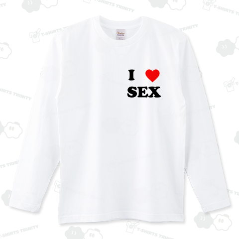 I LOVE SEX」エロバカTシャツデザインシリーズ2【Zipangu49er