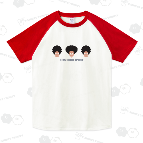 アフロヘアー骸骨かわいいシンプルロゴ Tシャツデザイン【Zipangu49er】髪型ファッション