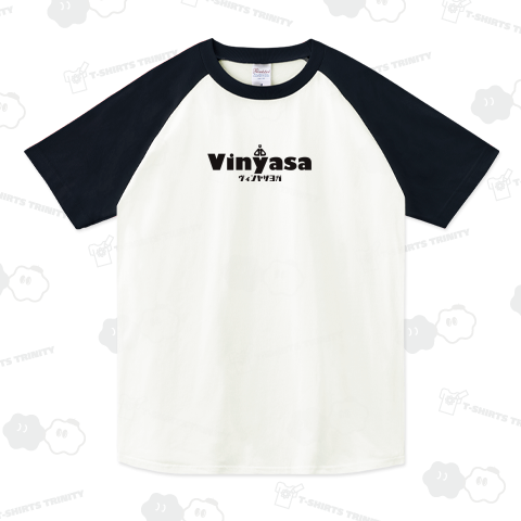 ヴィンヤサヨガ (Vinyasa)。かわいいロゴ Tシャツデザイン【Zipangu49er】YOGAとは。 教室やジムで使ってください