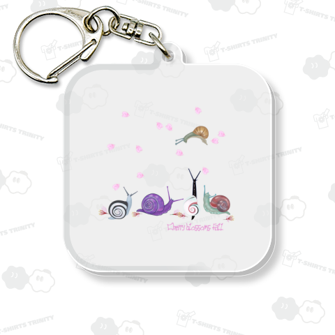 カタツムリ春の櫻