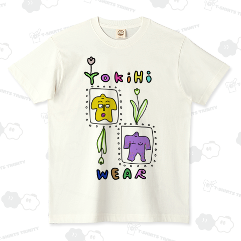 はらおどりちゃんと人とチューリップ