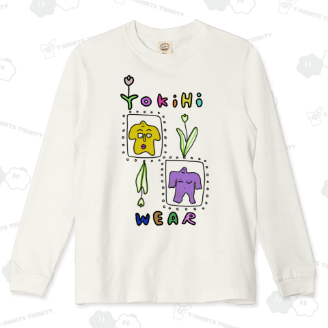 はらおどりちゃんと人とチューリップ