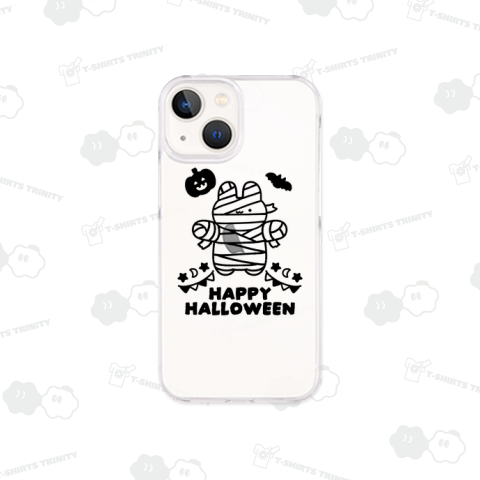 ミイラうさぎ(モノクロ)