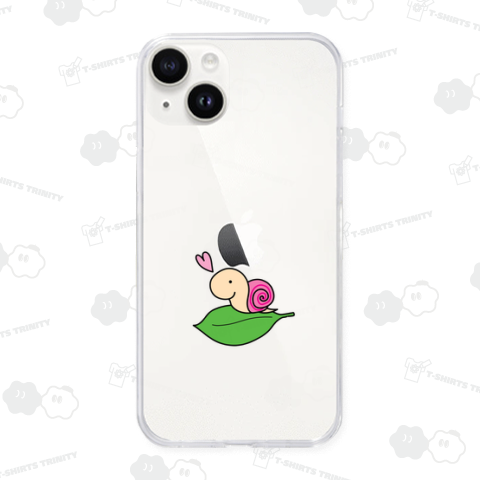 ピンクの殻のでんでんむし