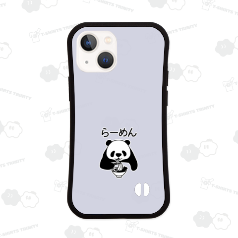 らーめんを食べるパンダ