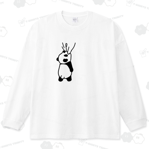 Tシャツに嚙みついたパンダ