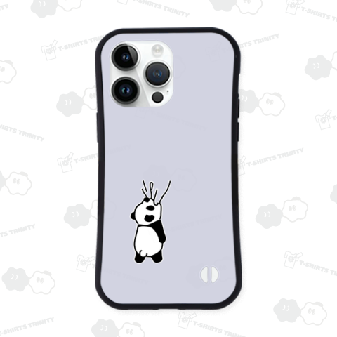 Tシャツに嚙みついたパンダ