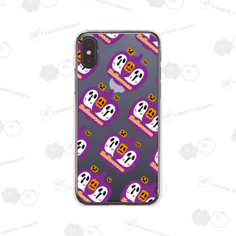 カボチャとお化けのハロウィン