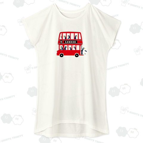 2階建てバスとペンギン