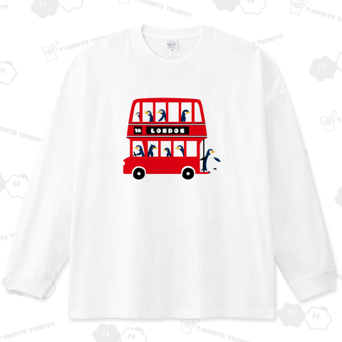 2階建てバスとペンギン