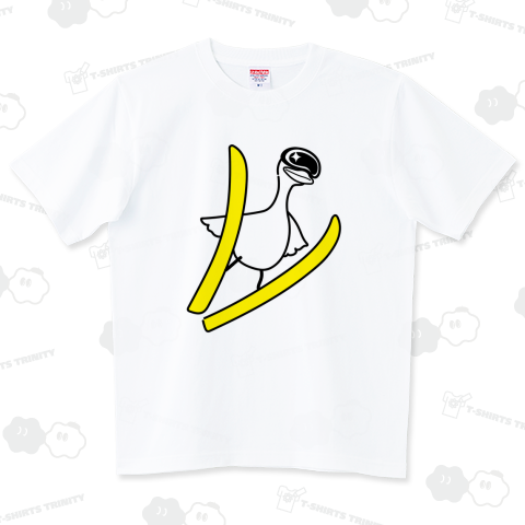 スキージャンプをするアヒル