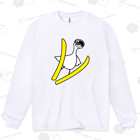 スキージャンプをするアヒル