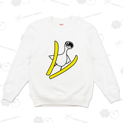 スキージャンプをするアヒル