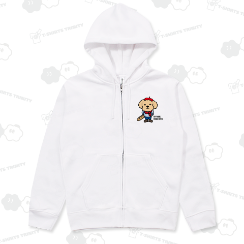 フレンチスタイルのトイプードル