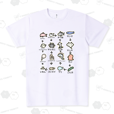 海のしりとり ドライTシャツ(4.4オンス)