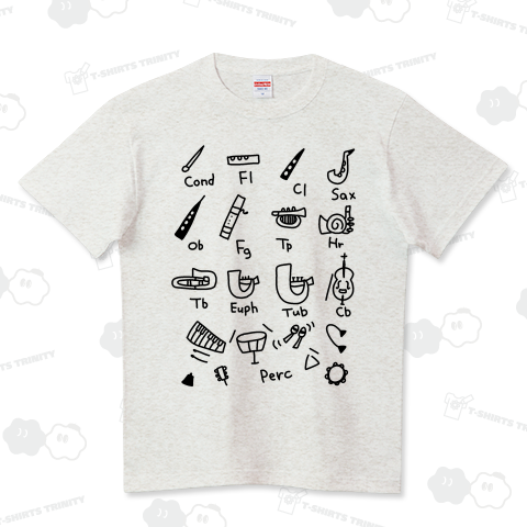 ゆるい吹奏楽 ハイクオリティーTシャツ(5.6オンス)