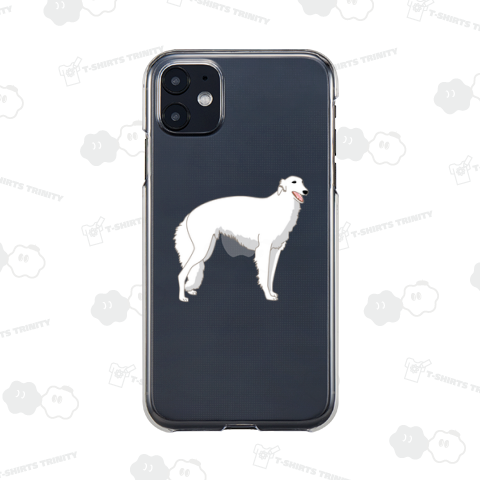 ボルゾイ(白)(文字なし)