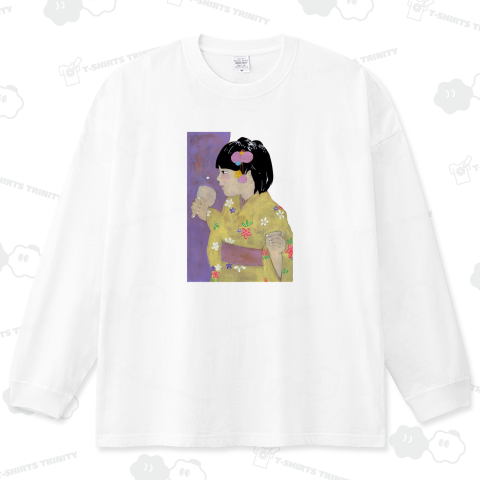 手を繋ぐ着物の女の子