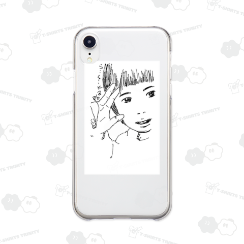 ピースする子供