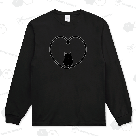 Cat-Silhouette-Heart (黒猫Ver.)