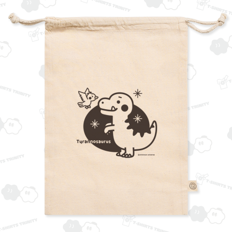 ティラノサウルスとトリ モノクロ Tyrannosaurus & Bird monochrome