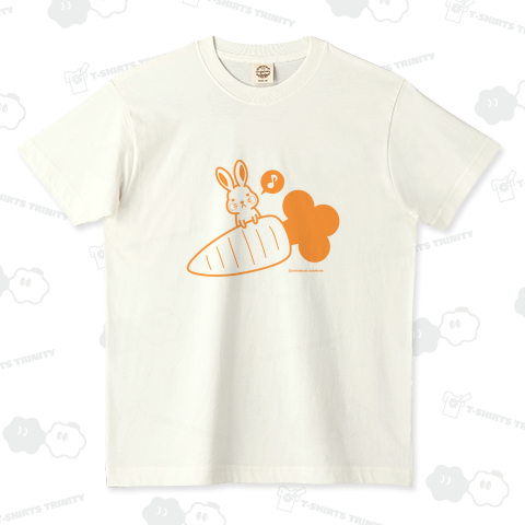 ウサギとニンジン 橙色 Rabbit & Carrot Orange