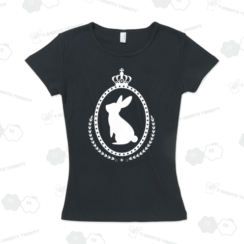 うさぎのエンブレム(白)