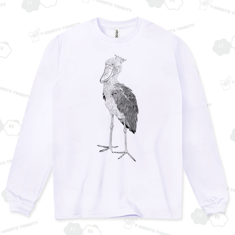 待ってるハシビロコウ