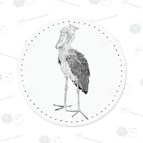 待ってるハシビロコウ