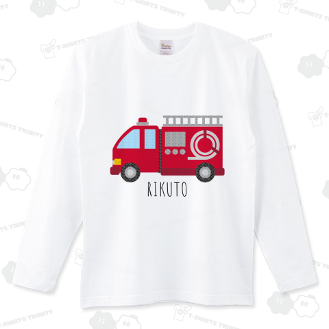 名入れが出来る消防車柄