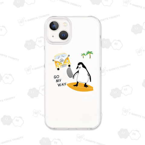 波乗りペンギンとバス