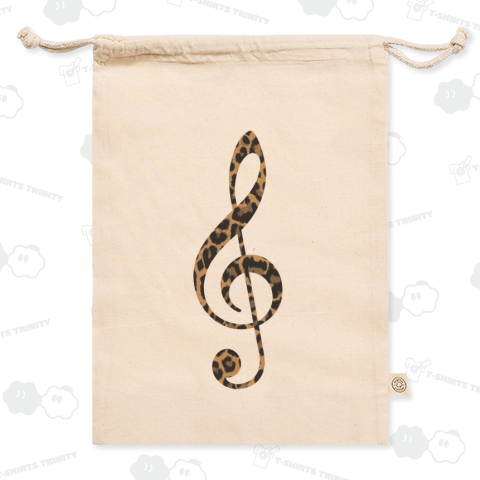 アニマル柄ト音記号(ヒョウ)