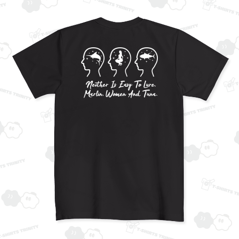 FISH&WOMEN(バック)+イカリマーク(フロント) ドライTシャツ(4.4オンス)