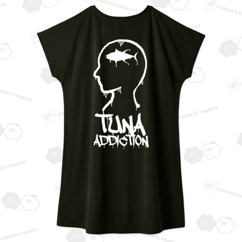 マグロ中毒(バック)+綱イカリマーク(フロント)