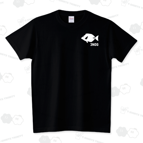 3NOG“サンノジ”(フロント)+FUNKSEAロゴ“アーチ”(バック) スタンダードTシャツ(5.6オンス)