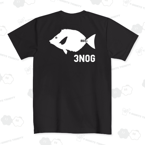 3NOG“サンノジ”(バック)+FUNKSEAロゴ“アーチ”(フロント) ドライTシャツ(4.4オンス)