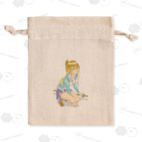 「刀で切りますよ…」刀女子イラスト