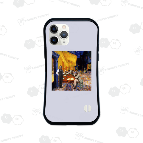 夜のカフェテラス(カスタマイズ可)