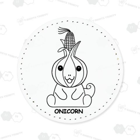 オニコーン(モノクロ)(カスタマイズ可)