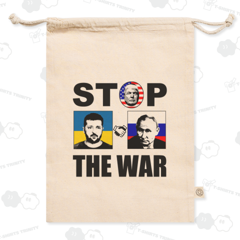 STOP THE WAR(02)(黒)(ロシアウクライナ戦争)