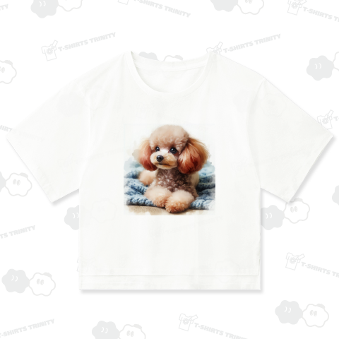 水彩画風トイプードル4