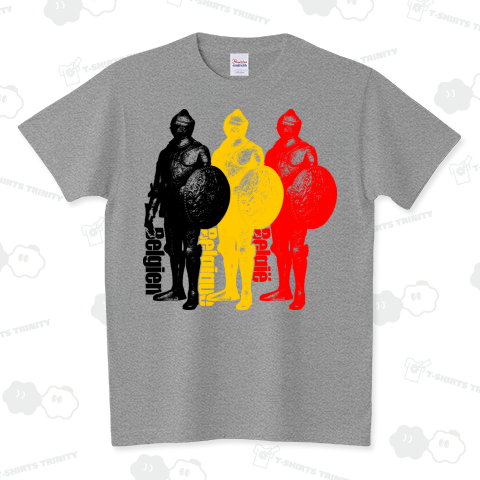 フルプレートアーマー(ベルギー国旗色)